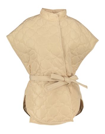 Beige bodywarmer met lint Sibella Due Amanti 