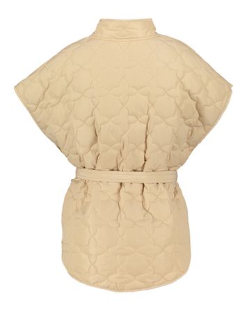 Beige bodywarmer met lint Sibella Due Amanti 