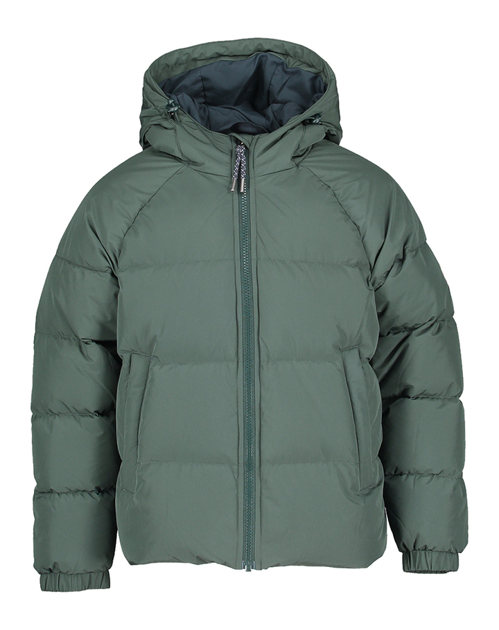 Baltic green winterjas met kap Pyrenex 