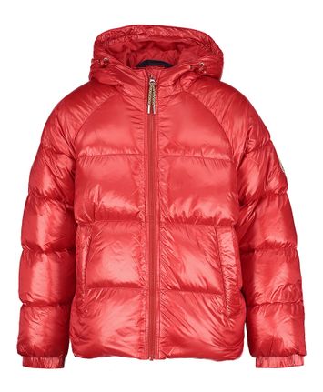 Rouge winterjas met kap Pyrenex
