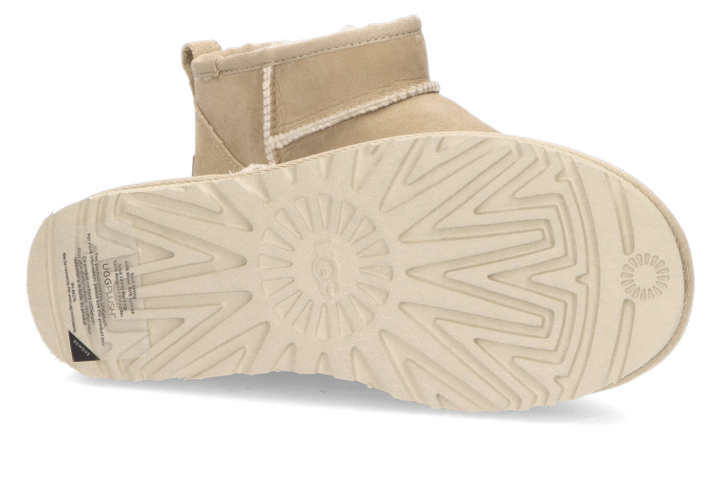 Sand classic ultra mini-laars Ugg