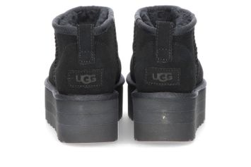 Zwarte classic ultra mini platform laarzen Ugg