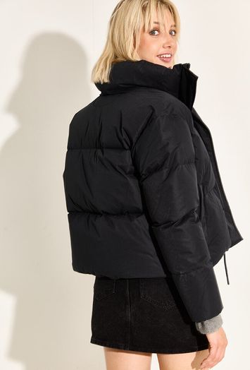 Zwarte korte puffer jackett Ozaka Jott