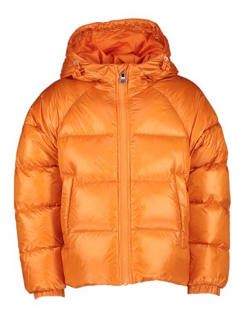 Oranje padded jas met kap Pyrenex