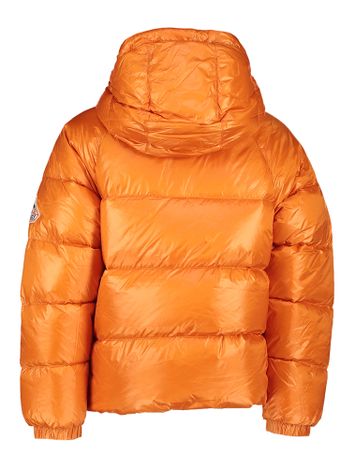 Oranje padded jas met kap Pyrenex