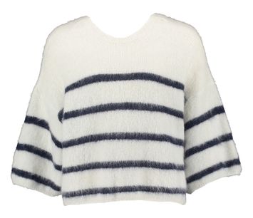 Gestreepte pull met v-hals aan de achterkant Biguel BA&SH