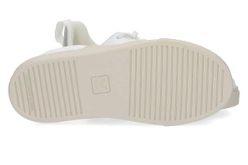 Witte lage sneakers met goudkleurig detail Veja