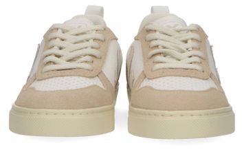 Witte lage sneakers met beige details Laces Veja