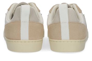 Witte lage sneakers met beige details Laces Veja