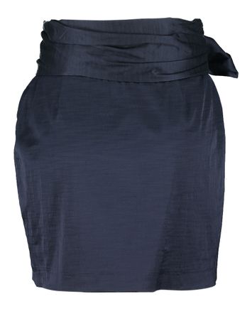 Blauwe korte rok met strik Bonnie March 23