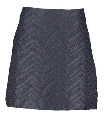 Donkerblauwe korte rok met structuur Scarlett Just Eve