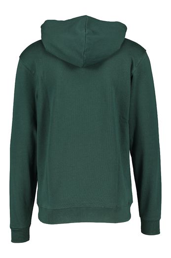 Donkergroene hoodie met smiley Iriedaily