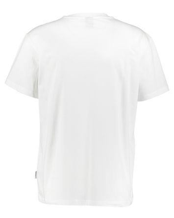 Witte katoenen t-shirt met ronde hals Iriedaily