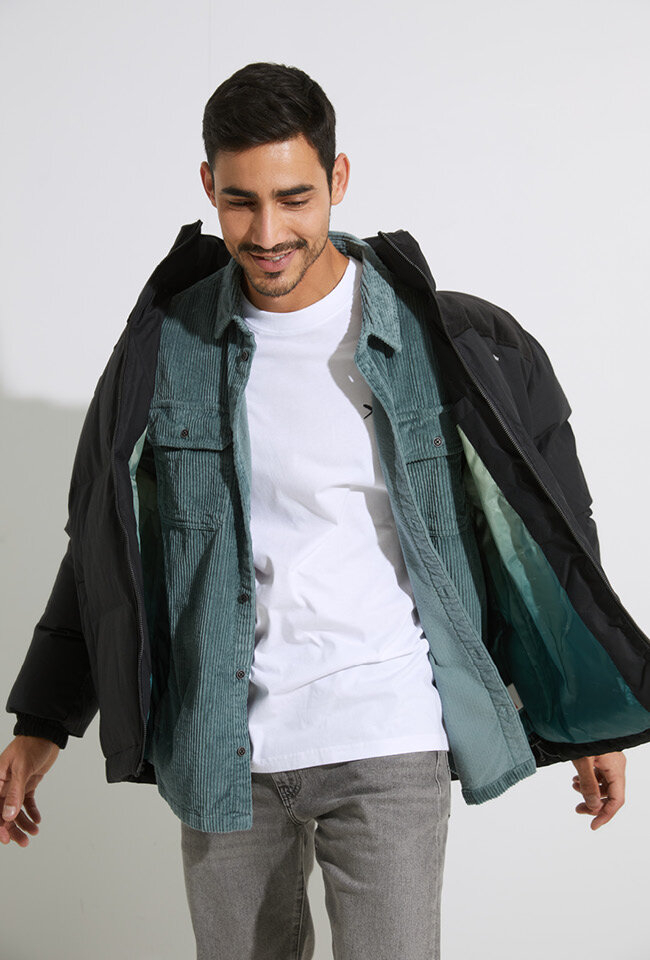 Witte katoenen t-shirt met ronde hals Iriedaily