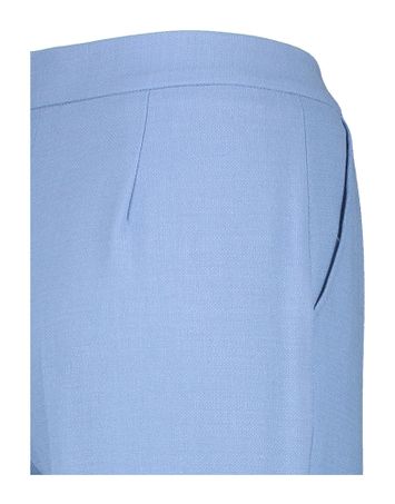 Licht blauwe geklede broek met bandplooien Caroline Biss