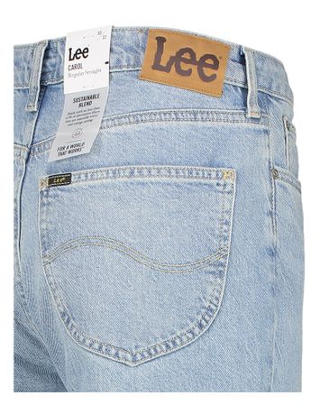 Blauwe straight jeans Carol Lee