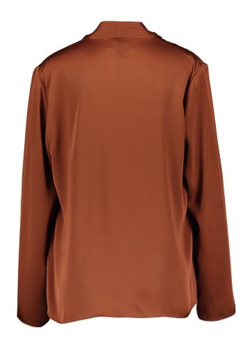Bruine blouse in satijnlook Joseph Ribkoff