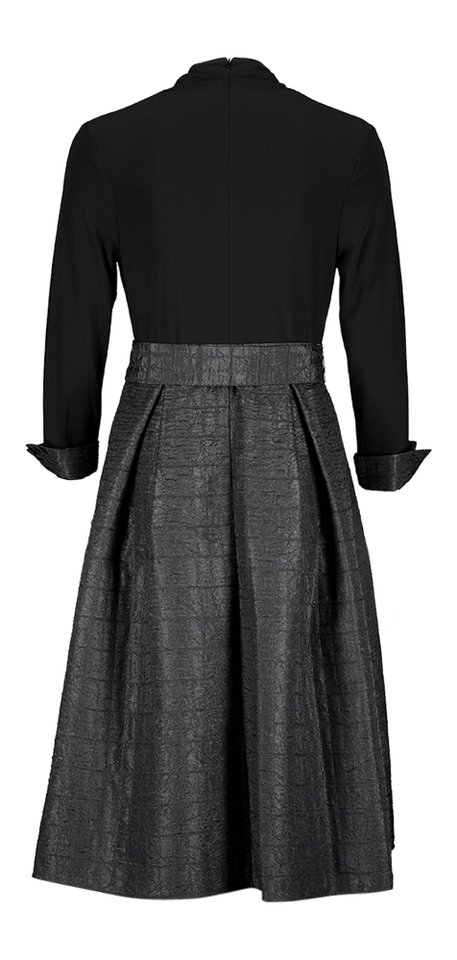 Zwarte jurk A model lange mouw Joseph Ribkoff