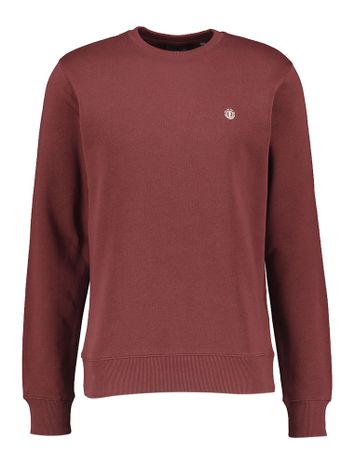 Bordeaux sweater met wit merklogo  Element 