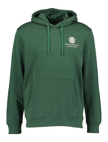 Groene hoodie met opdruk op de achterkant Element