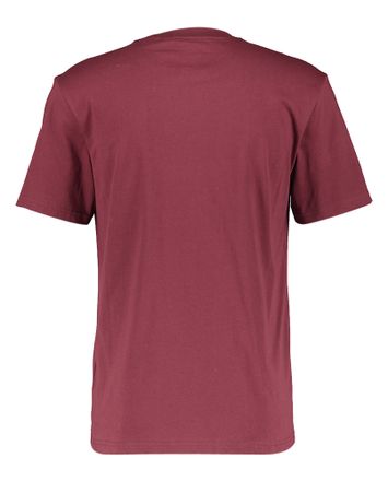 Bordeaux t-shirt met korte mouwen Element