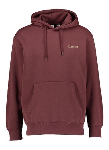 Bordeaux hoodie met opdruk op achterkant Element