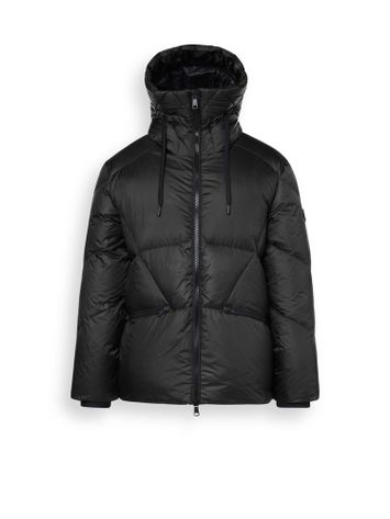 Zwarte puffer winterjas met kap Bolagna Reset