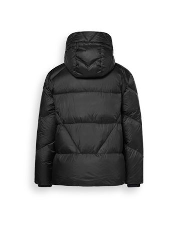 Zwarte puffer winterjas met kap Bolagna Reset