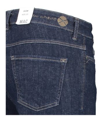Donkerblauwe wide leg jeans Dream Wide Mac