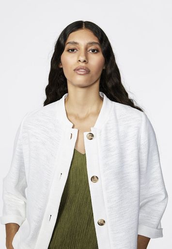 Witte blazer met knopen Bavisa Xandres