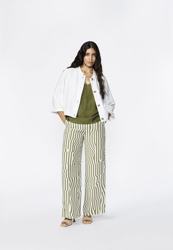 Witte blazer met knopen Bavisa Xandres