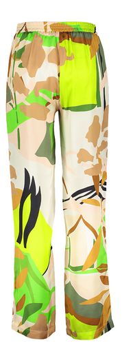 Multicolor soepele wijde broek Phocas Xandres