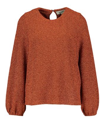 Oranje glitter bloes Zora Bloes Lalotti