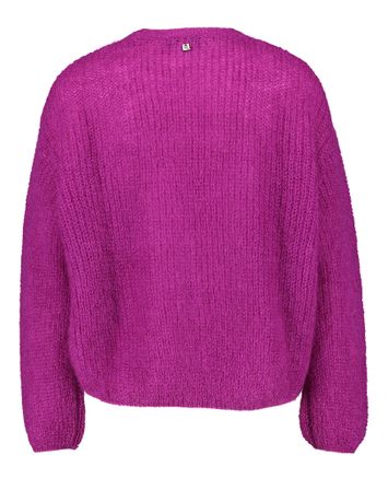 Fushia cardigan met knopen Iconic Lalotti