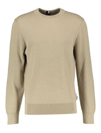 Beige trui met ronde hals Boss