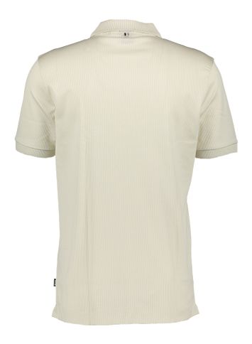 Open white polo met korte mouwen Hugo Boss