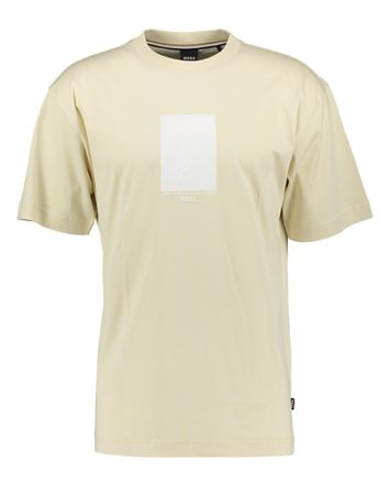 Beige T-shirt met opdruk Tessin Hugo Boss