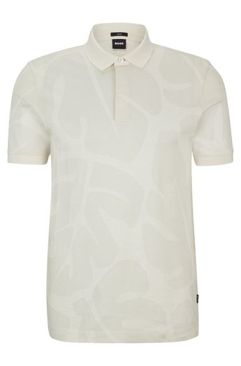 Beige polo met lichte print Penrose Hugo Boss