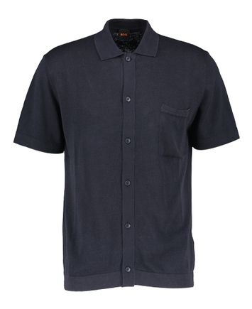 Blauwe cardigan met korte mouwen Kamiccio Hugo Boss