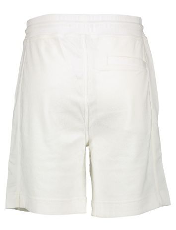 Witte short in badstof Boss