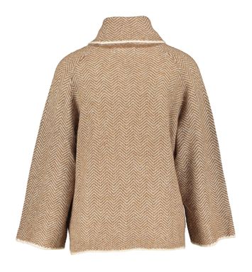 Walnut trui met zigzag print Marie Mero 