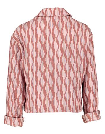 Roze vest met print Marie Mero
