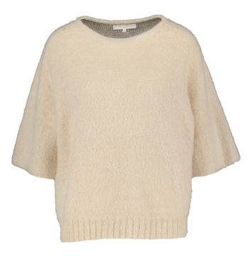 Licht oudroze pull met driekwart mouwen Polifemo Antonelli