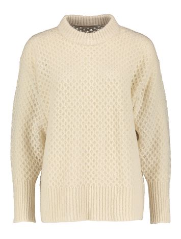Beige pull met motief Gerione Antonelli