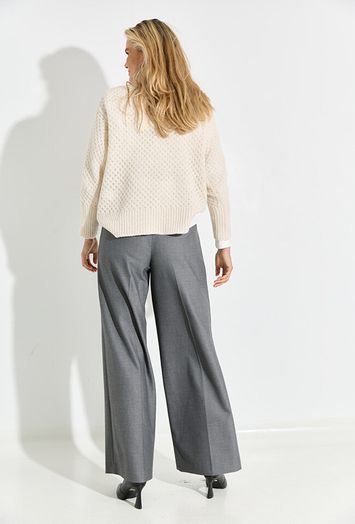 Beige pull met motief Gerione Antonelli