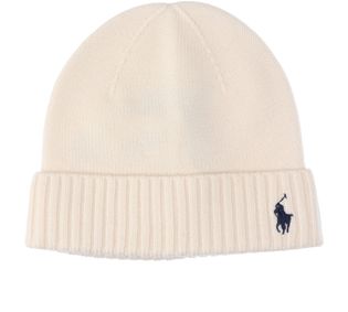 Ralph Lauren Kids Beige wollen muts Ralph Lauren