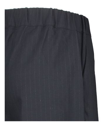Midnight blauw lange broek met krijtstrepen Neal By-Bar 