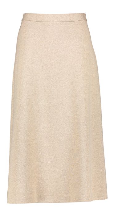 Beige wollen rok La Camicia
