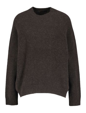 Zwarte trui met alpaca wol Pemiri Drykorn