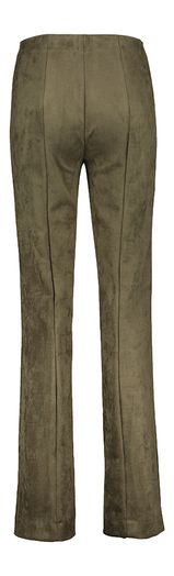 Groene comfortabele broek in daim stof Alive Drykorn